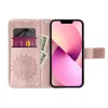 iPhone 14 Plus Forcell MEZZO mandala mintás fliptok rose gold - 7