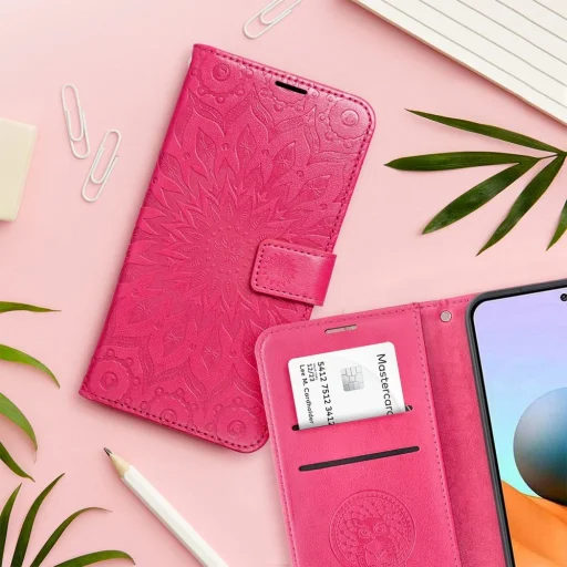 MEZZO fliptok Samsung Galaxy A15 4G / A15 5G mandala magenta tok - 7