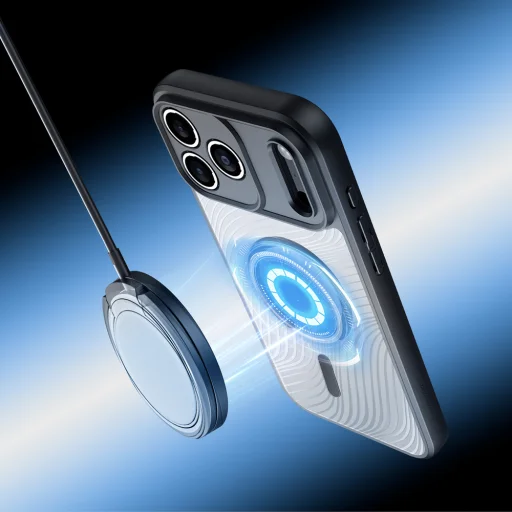 Dux Ducis AIMO Mag tok iPhone 17 Pro-hoz MagSafe kompatibilis - Fekete - 5