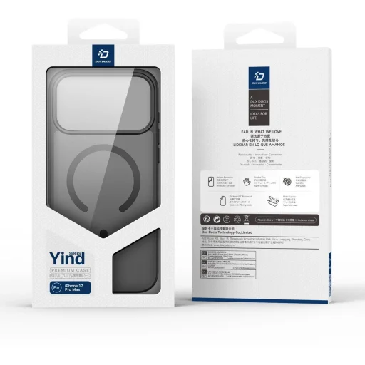 Dux Ducis Yind iPhone 17 Pro Max tok MagSafe kompatibilis - Fekete tok - 8