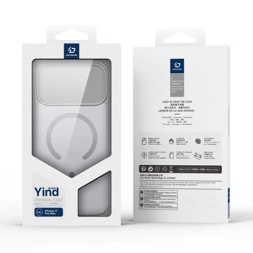 Dux Ducis Yind iPhone 17 Pro Max tok MagSafe kompatibilis - Szürke tok - 7