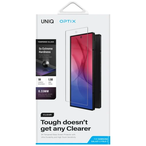 Uniq Optix Clear edzett üveg Samsung Galaxy Z Fold 7 üvegfólia - 3