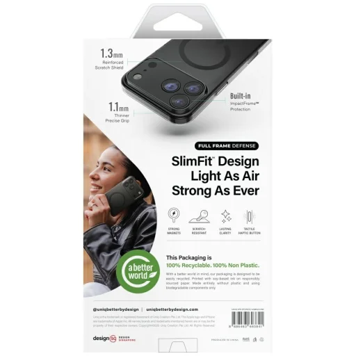  iPhone 17 Pro Átlátszó Uniq Airsuit Magclick Charging tok - 7