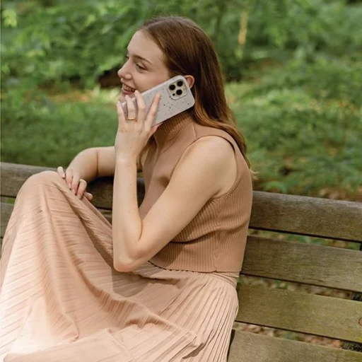 Uniq Coehl Terrazzo tok iPhone 14 Pro Max - homok - 3