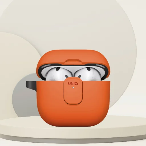 Uniq Clyde Lock tok AirPods 4-hez - Narancssárga - 9