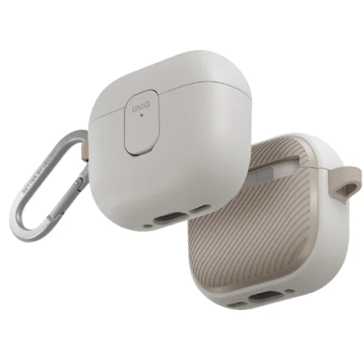 Uniq Clyde Lock tok AirPods 4-hez - Bézs - 8
