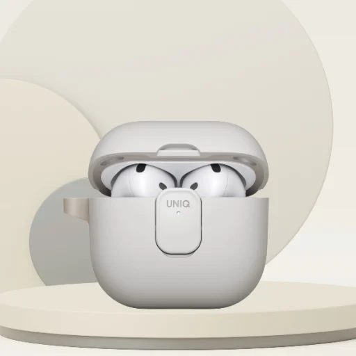 Uniq Clyde Lock tok AirPods 4-hez - Bézs - 9