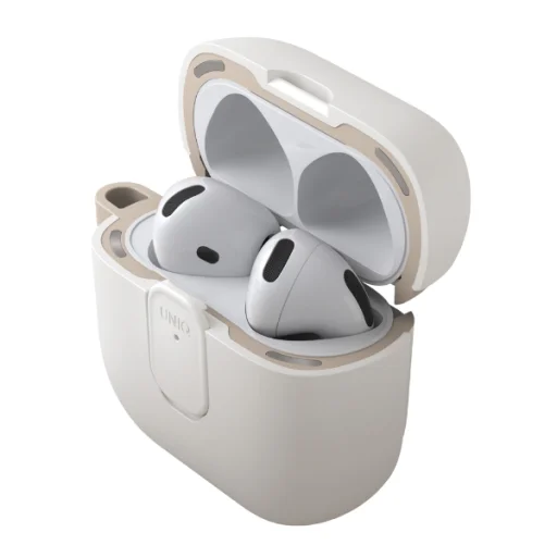 Uniq Clyde Lock tok AirPods 4-hez - Bézs - 10