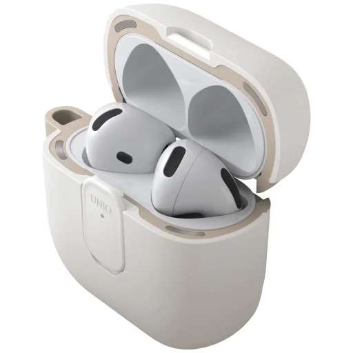 Uniq Clyde Lock tok AirPods 4-hez - Bézs - 2