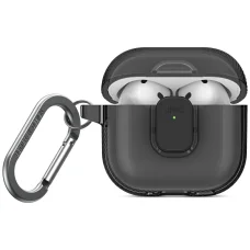 Uniq Glase Pro tok AirPods 4-hez - Fekete