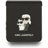 Samsung Galaxy Z Flip 7 Karl Lagerfeld Saffiano Karl&Choupette Pin tok fekete thumbnail