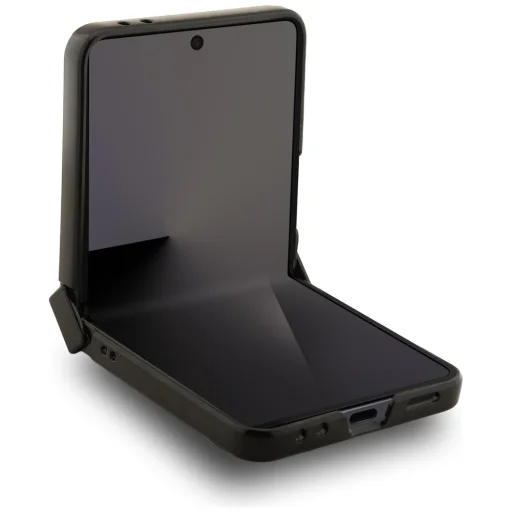 Samsung Galaxy Z Flip 7 Karl Lagerfeld Saffiano Karl&Choupette Pin tok fekete - 4