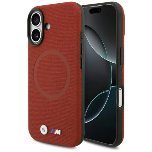  iPhone 17 Piros BMW M FW Metal Logo MagSafe tok - 1