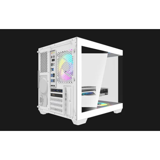 Darkflash C275P számítógép ház ventilátorok nélkül (Fehér) - 11