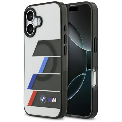  iPhone 17 Antracit BMW M IML Fém gombok Trikolor vonalak MagSafe tok - 1