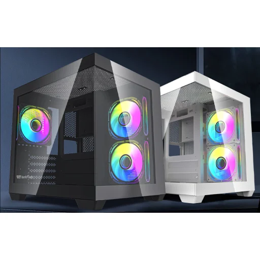 Darkflash C275P számítógépház ventilátorok nélkül (Fekete) - 13