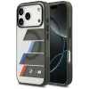  iPhone 17 Pro Antracit BMW M IML Fém Gombok Trikolor Csíkok MagSafe tok