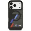  iPhone 17 Pro Fekete BMW M IML fém gombok trikolor vonalak MagSafe tok - 3