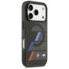  iPhone 17 Pro Fekete BMW M IML fém gombok trikolor vonalak MagSafe tok - 4