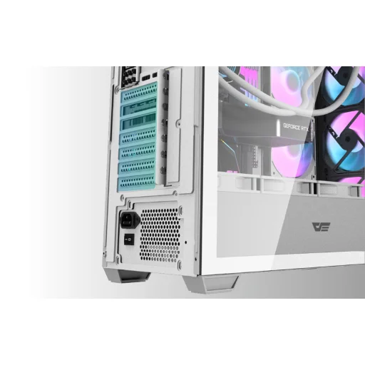 Darkflash DS900 Mesh Computer Case without Fans (White) - 10