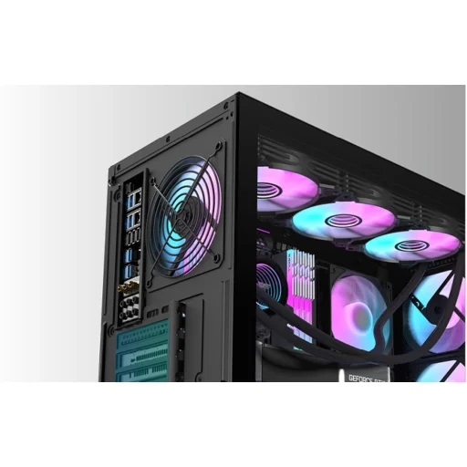 Darkflash DS900 Mesh Computer Case without Fans (White) - 11