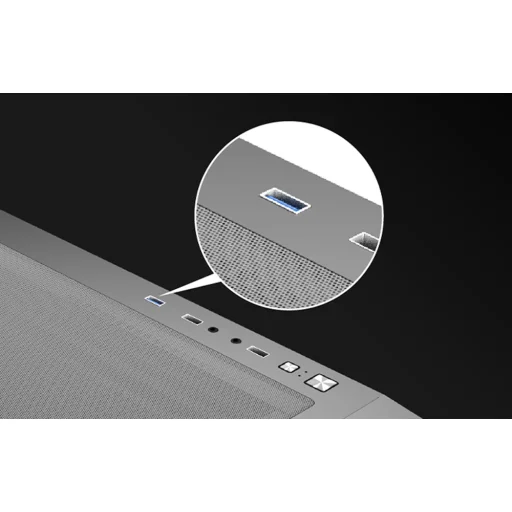 Darkflash DS900 Mesh Computer Case without Fans (White) - 13