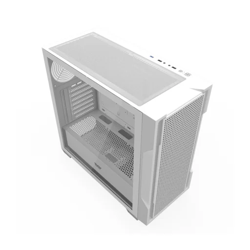 Darkflash DS900 Mesh Computer Case without Fans (White) - 3
