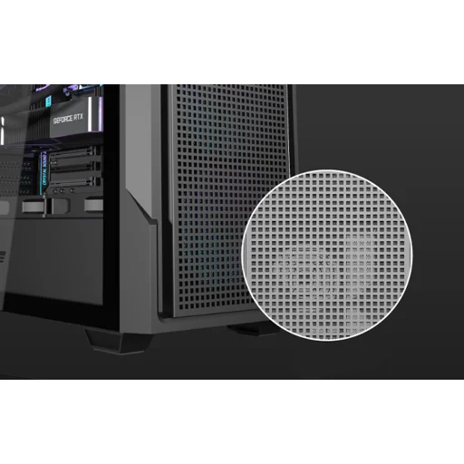 Darkflash DS900 Mesh számítógépház ventilátorok nélkül (Fekete) - 8