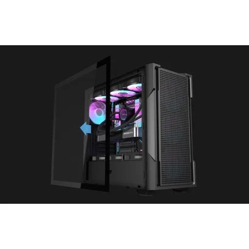 Darkflash DS900 Mesh számítógépház ventilátorok nélkül (Fekete) - 11