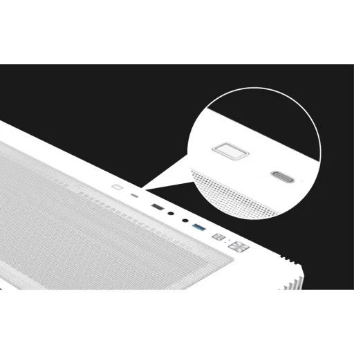 Darkflash DS900WS ATX számítógépház ventilátorok nélkül (Fehér) - 13