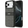  iPhone 17 Pro Max fekete DKNY Repeat Texture Pattern tok - 1