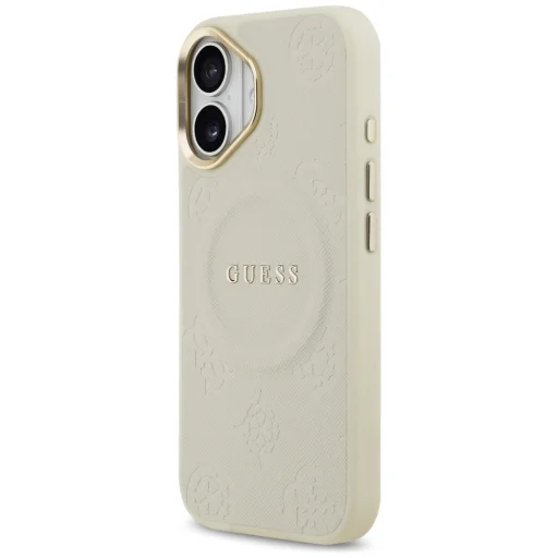  iPhone 17 Guess Peony Hot Stamp MagSafe tok bézs - 2