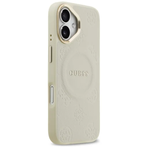  iPhone 17 Guess Peony Hot Stamp MagSafe tok bézs - 4