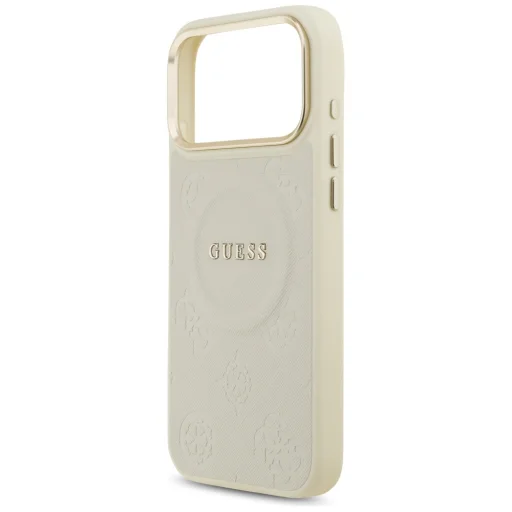  iPhone 17 Pro Max Guess Peony Hot Stamp MagSafe tok bézs - 6