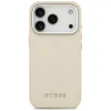  iPhone 17 Pro Bézs Guess Peony Hot Stamp Script MagSafe tok - 3