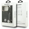  iPhone 17 Pro Max Fekete Karl Lagerfeld Big Strap Choupette Metal Logo MagSafe tok thumbnail
