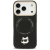  iPhone 17 Pro Max Fekete Karl Lagerfeld Big Strap Choupette Metal Logo MagSafe tok thumbnail