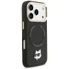  iPhone 17 Pro Max Fekete Karl Lagerfeld Big Strap Choupette Metal Logo MagSafe tok thumbnail