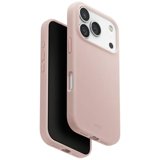  iPhone 17 Pro Pink Uniq Lino Magclick töltős tok - 1