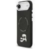  iPhone 17 fekete Karl Lagerfeld Karl & Choupette Pins MagSafe tok - 2