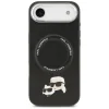  iPhone 17 fekete Karl Lagerfeld Karl & Choupette Pins MagSafe tok - 3