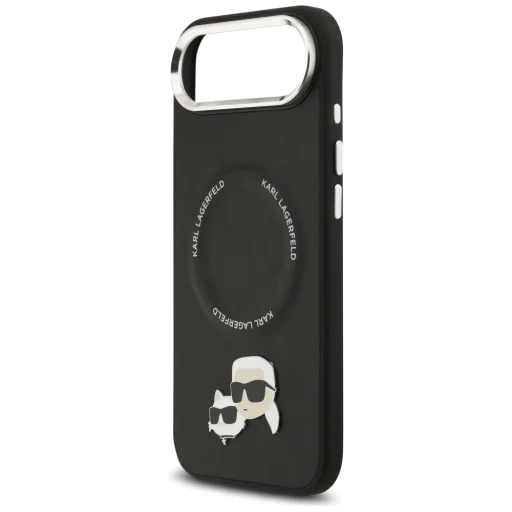  iPhone 17 fekete Karl Lagerfeld Karl & Choupette Pins MagSafe tok - 6