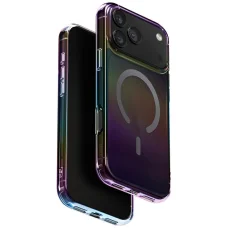  iPhone 17 Pro Max Többszínű Uniq Iridescia tok Magclick töltéssel