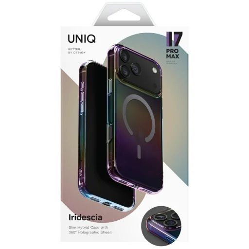  iPhone 17 Pro Max Többszínű Uniq Iridescia tok Magclick töltéssel - 6