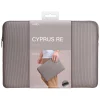 Uniq Cyprus Ridge Edition Laptop Sleeve 14" laptop táska, vízálló neoprén - szürke thumbnail