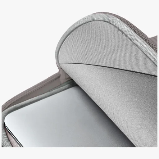 Uniq Cyprus Ridge Edition Laptop Sleeve 14" laptop táska, vízálló neoprén - szürke - 4