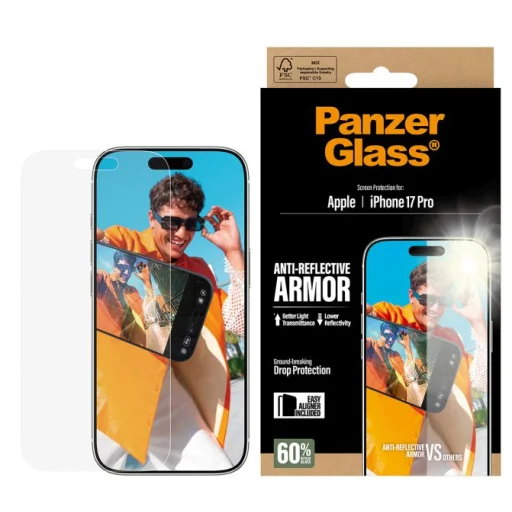  iPhone 17 Pro PanzerGlass Armor Anti-Reflective EasyAligner Edzett Üveg - 7
