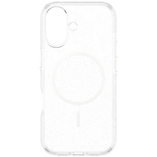  iPhone 17 Fehér MagSafe CARE by PanzerGlass Flagship Urban Explorer tok - Átlátszó csillámos tok - 3