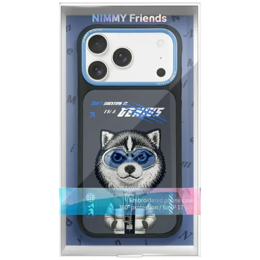  iPhone 17 Pro Fekete Nimmy Cool&amp;Cute 2.0 Farkas tok - 7