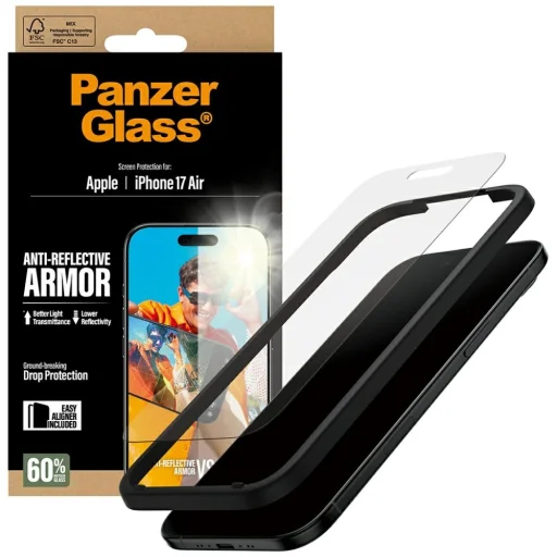  iPhone 17 Air PanzerGlass Armor Anti-Reflective EasyAligner Edzett üveg üvegfólia - 4